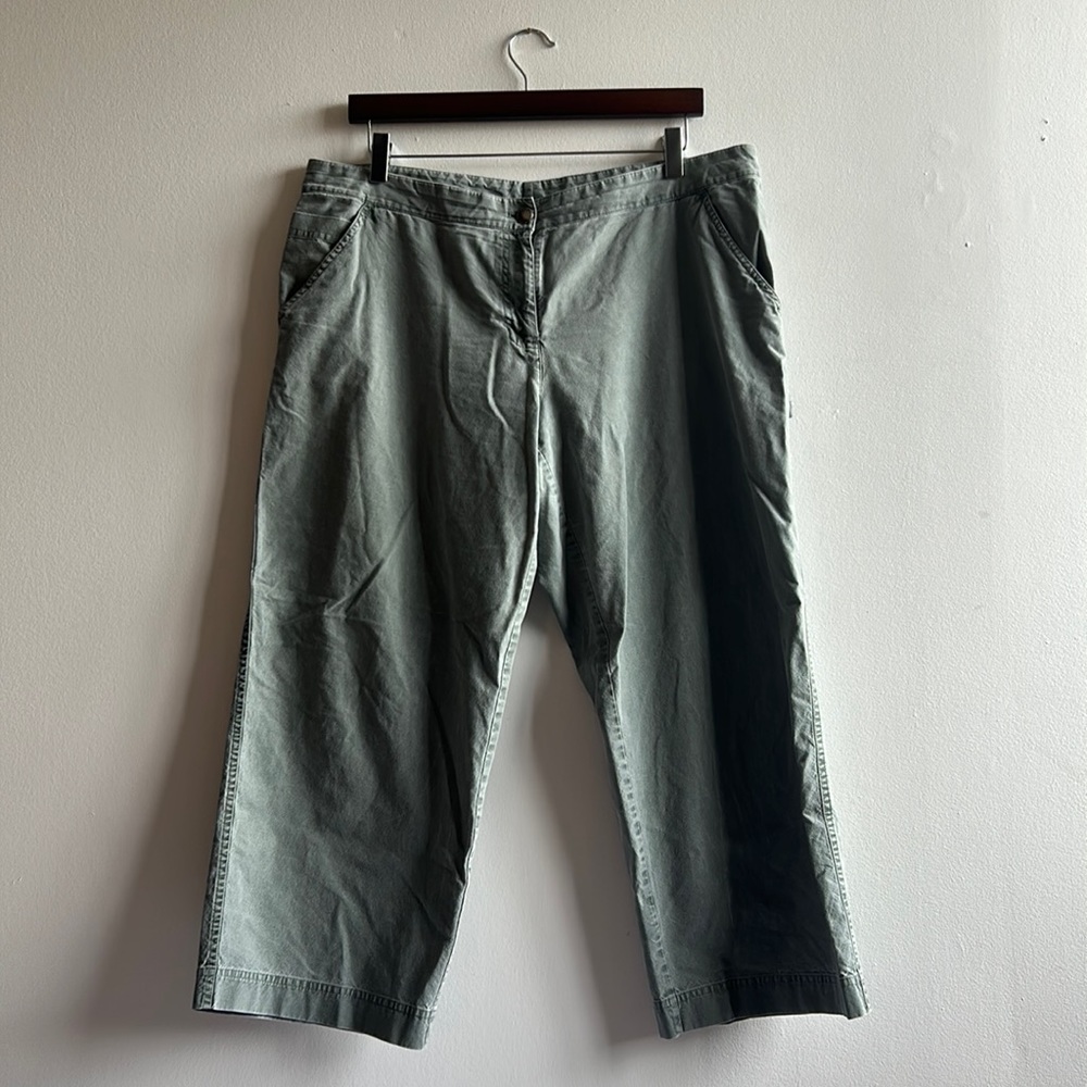 Green Painter Capri Pants WindRiver Size 12